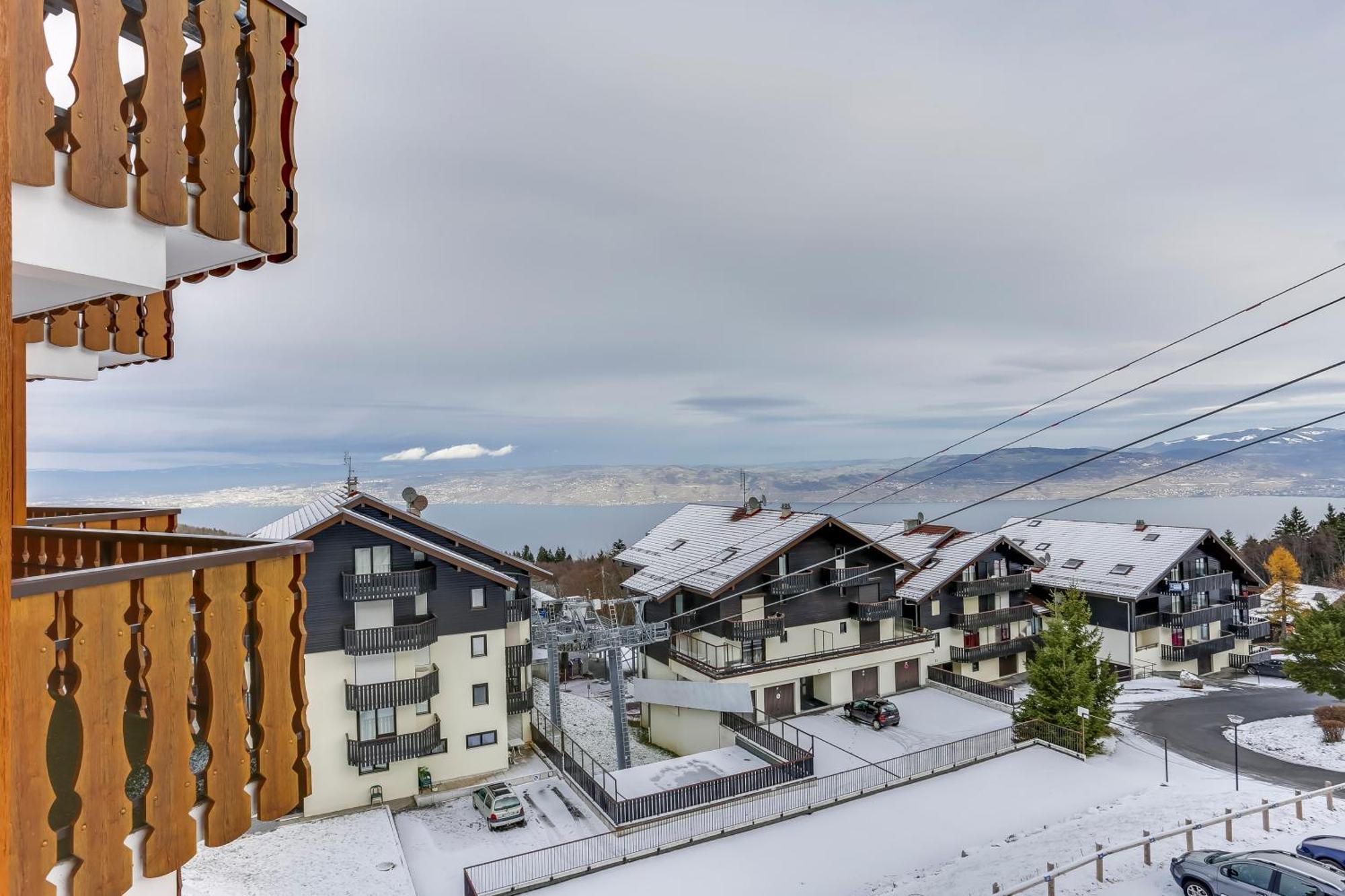 Appartement Cosy Avec Vue Sur Le Lac A Thollon Les Memises 35M² Bagian luar foto